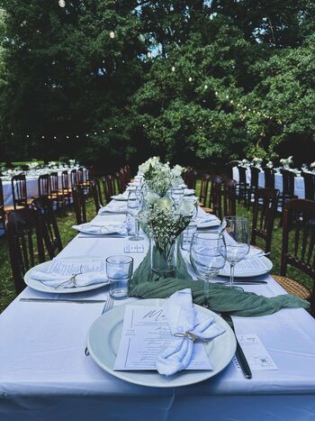 Festtafel imschlosspark dersentin