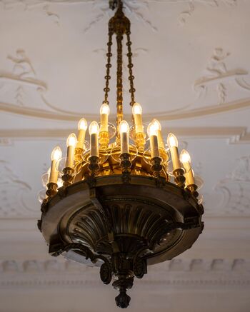 Kronleuchter im schlossNeustrelitz