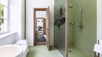 Badezimmer Ferienapartment KavaliershausFincken