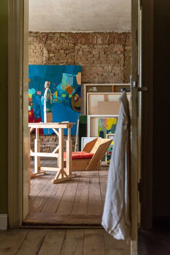 Blick ins Atelier Puschmann-woserin